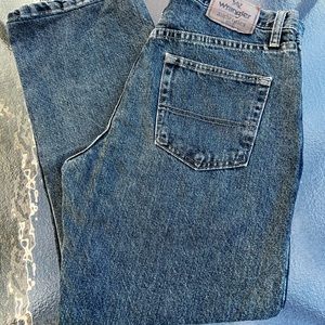 🐝 Wrangler Authentics Stonewashed Denim Jeans 32x28 True size 32x26
